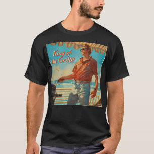 Camiseta ¡Rey del Grill! Arte digital