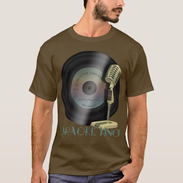 Camiseta Rey del Karaoke (Anverso)