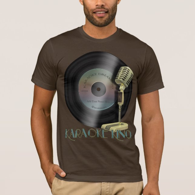 Camiseta Rey del Karaoke (Anverso)