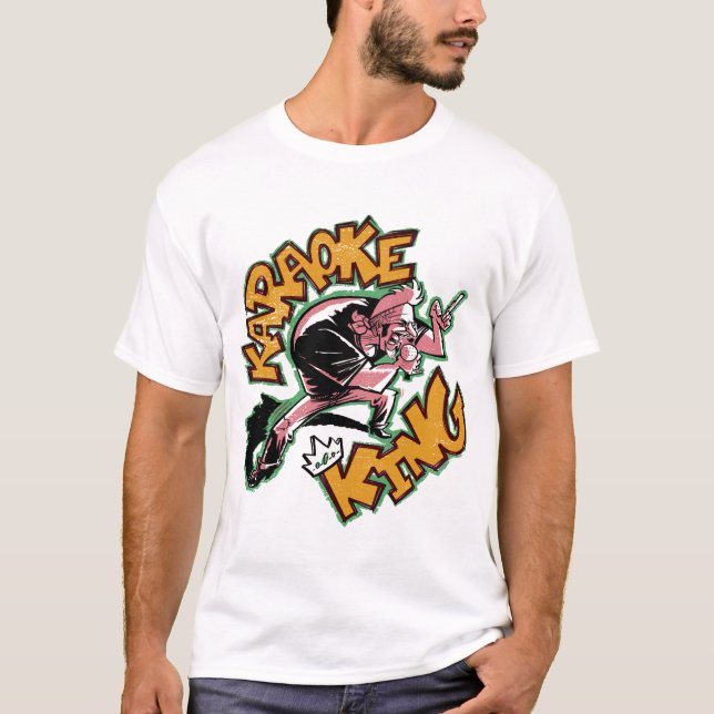 Camiseta Rey del Karaoke (Anverso)