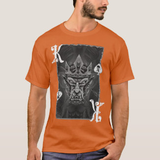 Camiseta Rey del mono de Rey de espadas - Póquer vintage