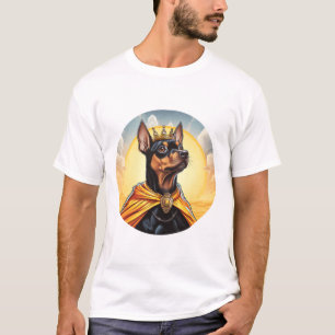 Camiseta Rey del perro de Pinscher en miniatura