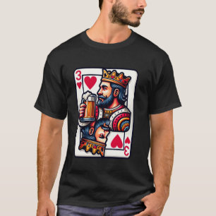 Camiseta Rey del Poker Divertido de Poker