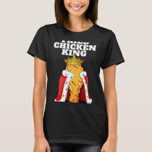 Camiseta Rey del Pollo Frito Comida Rápida Basura Hombres P