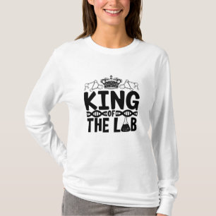 Camiseta Rey Del Técnico De Laboratorio De Ciencias Técnica