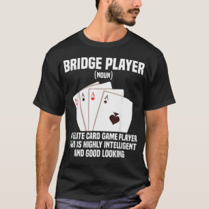 Camiseta Rey del Torneo de Bridge Una Leyenda de Elite Brid