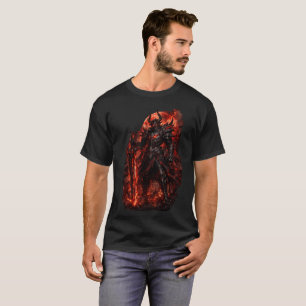 Camiseta 🔥👹 Rey Demonio Infernal – Guerrero de Fantasía O