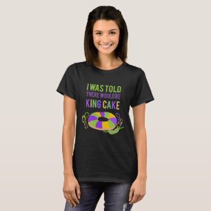 Camiseta Rey divertido Cake del carnaval