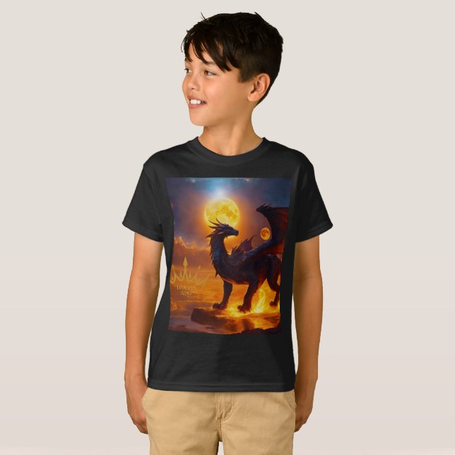 Camiseta Rey Dragón Dorado (Anverso completo)