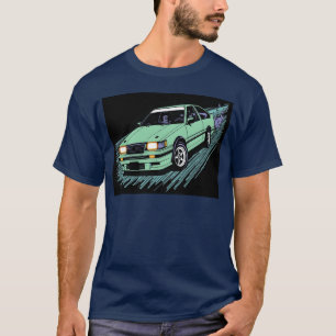 Camiseta Rey Drift AE86 Retro Manga Arte de Coche chico