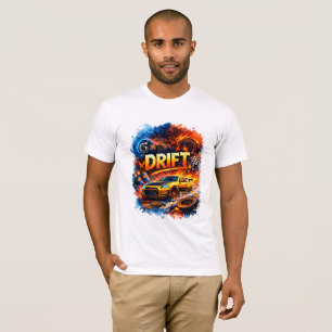 Camiseta Rey Drift – Arte de Coche de Carreras de Alta Velo