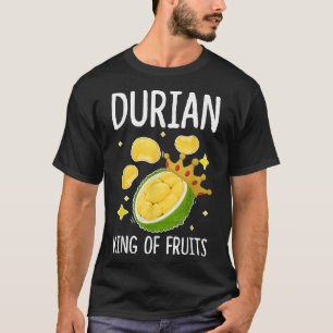 Camiseta Rey Durio De Frutas Gracioso Fruit Lover Design Fr