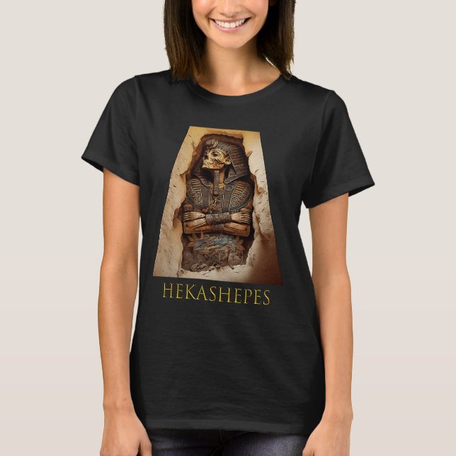 Camiseta Rey Faraón Hekashepes Antiguo Egipto (Anverso)