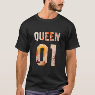 Camiseta Rey flor y Reina 01