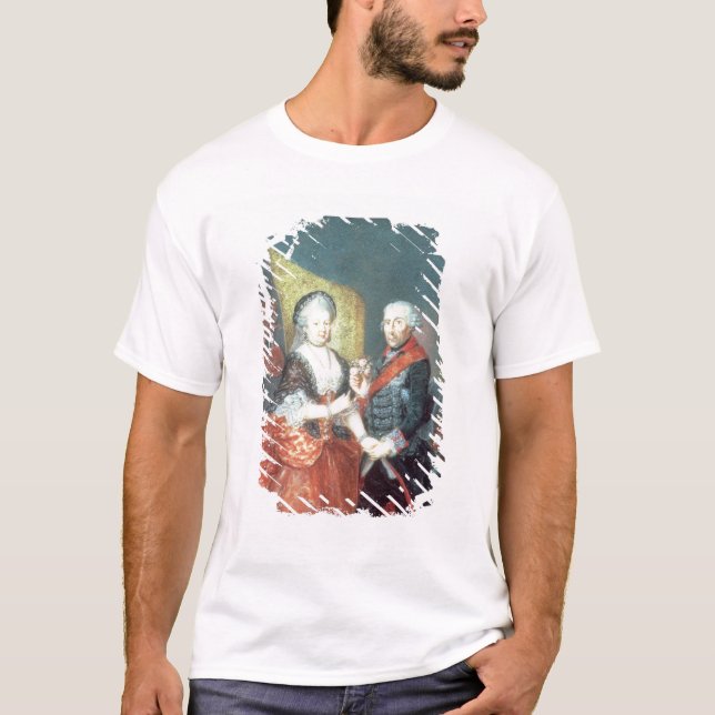 Camiseta Rey Frederick II y su esposa (Anverso)