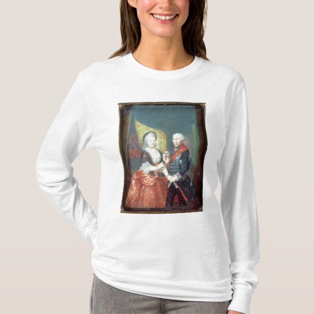 Camiseta Rey Frederick II y su esposa (Anverso)
