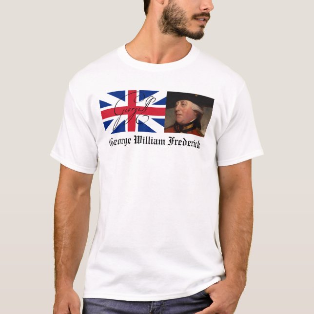 Camiseta Rey George III (Anverso)