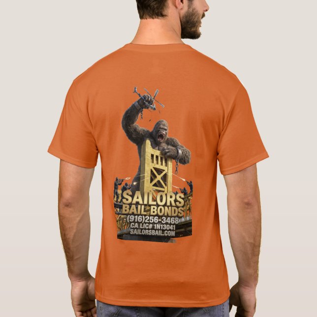 Camiseta Rey Gorilla involucra a LEO (Reverso)