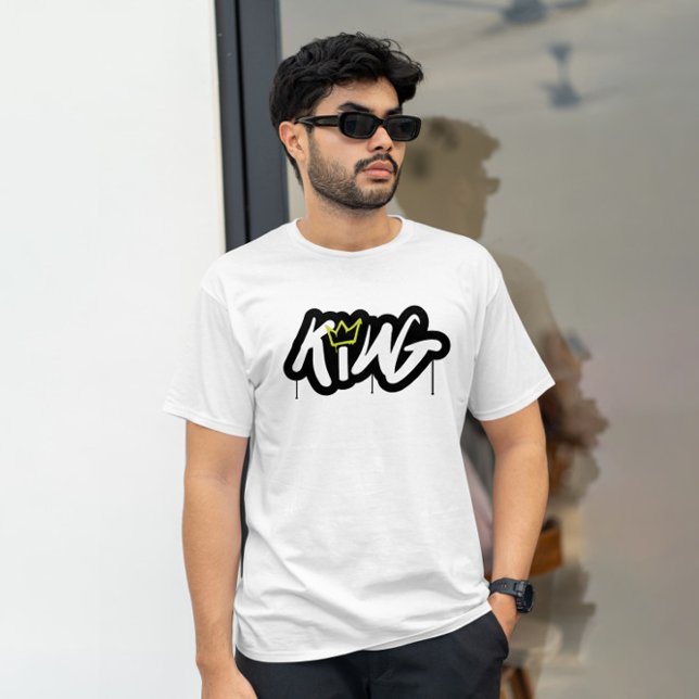 Camiseta "Rey" Graffiti Street usa estilo (Subido por el creador)