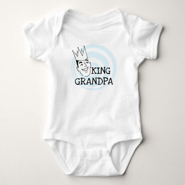 Camiseta Rey Grandpa T-shirts y regalos (Anverso)
