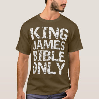 Camiseta Rey James de la traducción cristiana conservadora
