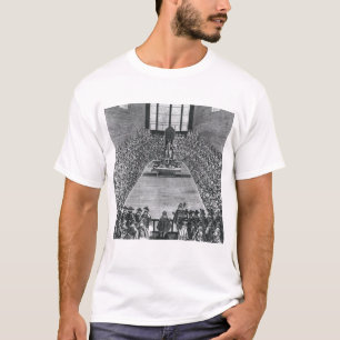Camiseta Rey James I en las casas del parlamento, 1624