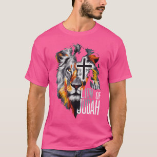 Camiseta Rey Jesús León De Judá Cruz Cristiana Fe