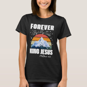 Camiseta Rey Jesús Por Mi Lado Retro Vintage