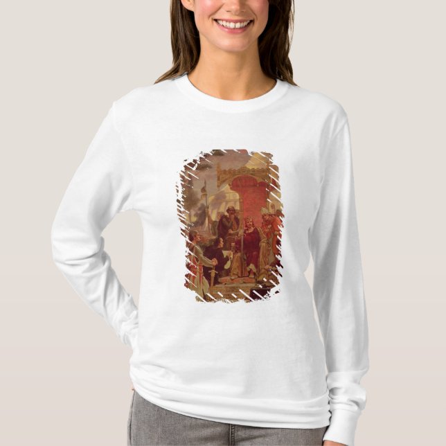 Camiseta Rey Juan Granting la Carta Magna en 1215, 1900 (Anverso)