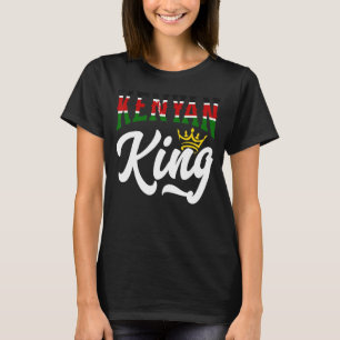 Camiseta Rey keniano Bandera keniana keniana de Kenia