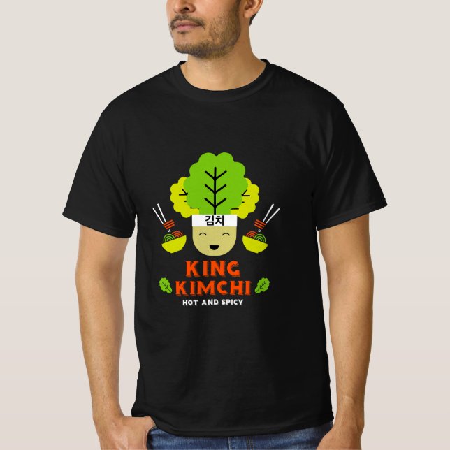 Camiseta Rey Kimchi Picante y Caliente (Anverso)
