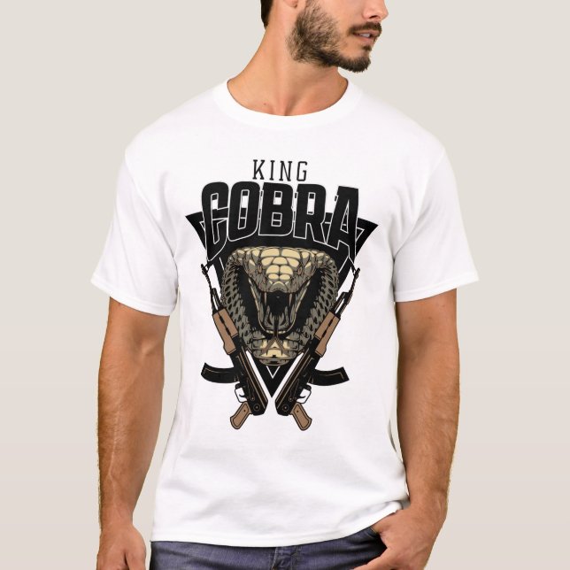 Camiseta Rey Kobra con AK (Anverso)