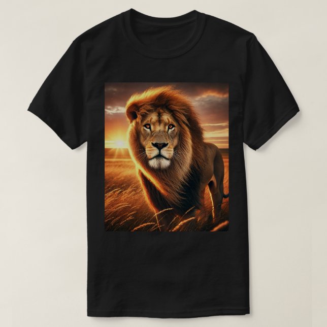 Camiseta rey león (Diseño del anverso)