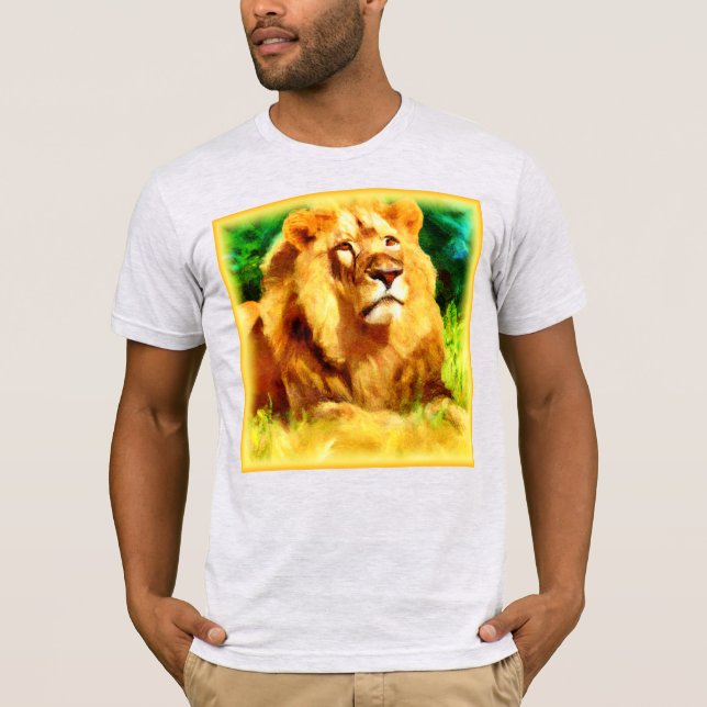 Camiseta Rey León En El Bosque. ¡Hazte con una en Zazzle (Anverso)