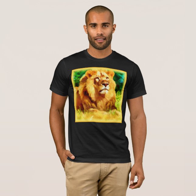 Camiseta Rey León En El Bosque. ¡Hazte con una en Zazzle (Anverso completo)