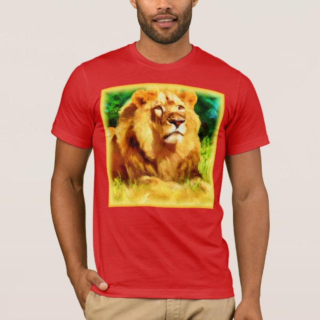 Camiseta Rey León En El Bosque. ¡Hazte con una en Zazzle (Anverso)