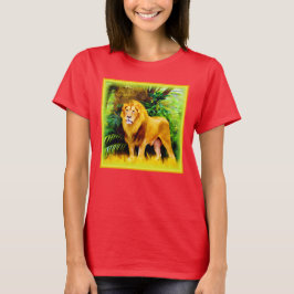 Camiseta Rey León En La Selva. ¡Hazte con una en Zazzle