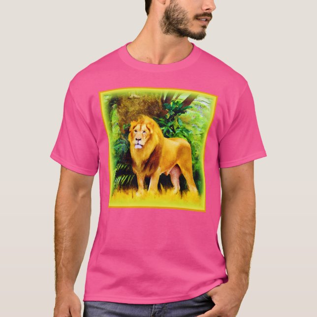 Camiseta Rey León En La Selva. ¡Hazte con una en Zazzle (Anverso)