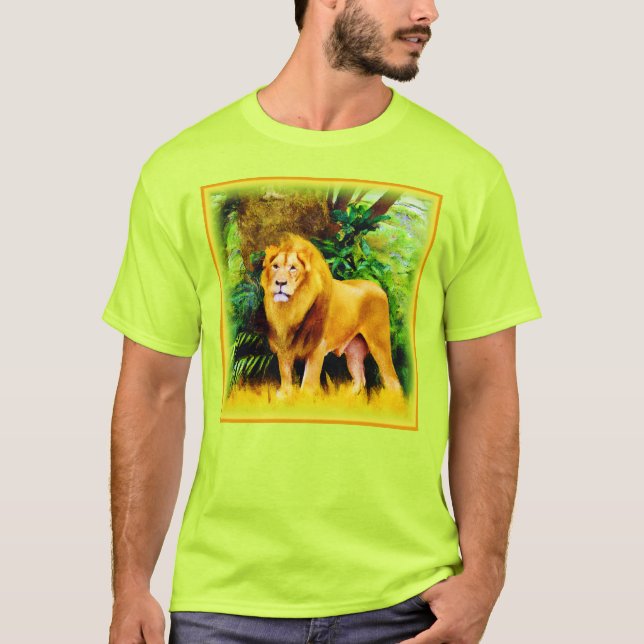 Camiseta Rey León En La Selva. ¡Hazte con una en Zazzle (Anverso)