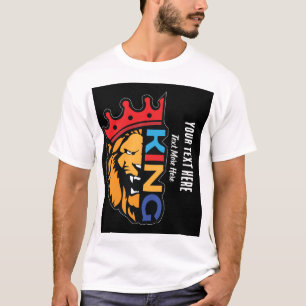 Camiseta Rey León – Fuerza Real Diseño de Animal de Poder