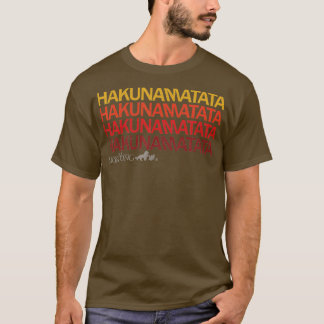 Camiseta Rey León Hakuna Matata Colores de la puesta de sol