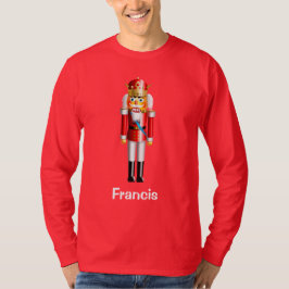 Camiseta Rey lindo Cartoon del cascanueces de Navidad