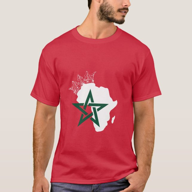 Camiseta Rey marroquí de áfrica (Anverso)