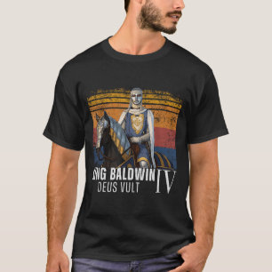 Camiseta Rey Máscara de Plata Baldwin Iv Máscara Dorada Art