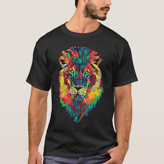Camiseta Rey Mature de Boss del retrato de la cabeza de la (Anverso)