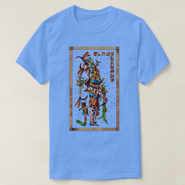 Camiseta Rey maya Chan Bahlum II (Diseño del anverso)