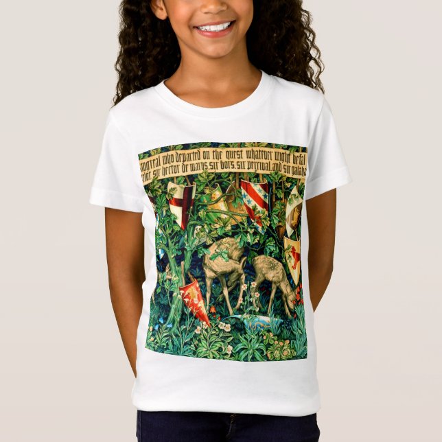 Camiseta Rey Medieval Arthur William Morris (Anverso)