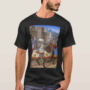 Camiseta Rey medieval de Francia Louis XII Le Voyage de Gên