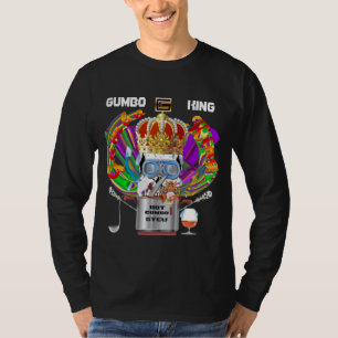 Camiseta Rey Men Dark View Hints del Gumbo por favor
