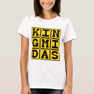 Camiseta Rey Midas, el hombre con una norma de oro